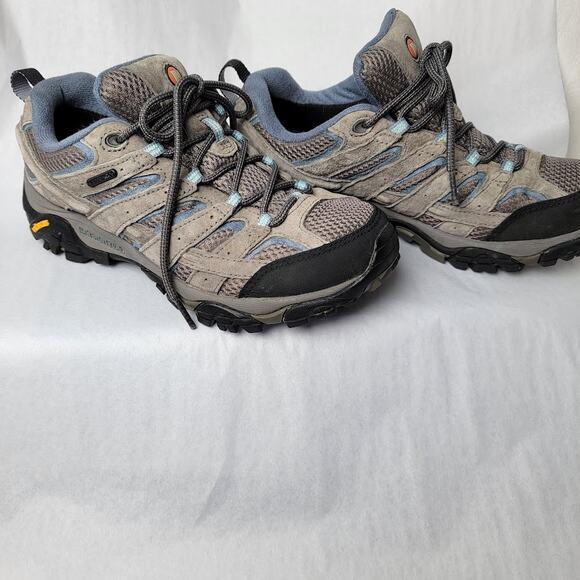 Merrell Brown and Blue Sneakers Rugged Outdoor Design - Picture 1 of 9